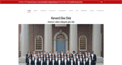 Desktop Screenshot of harvardgleeclub.org